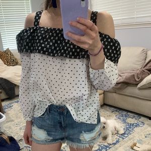 NWT Loft off the shoulder top